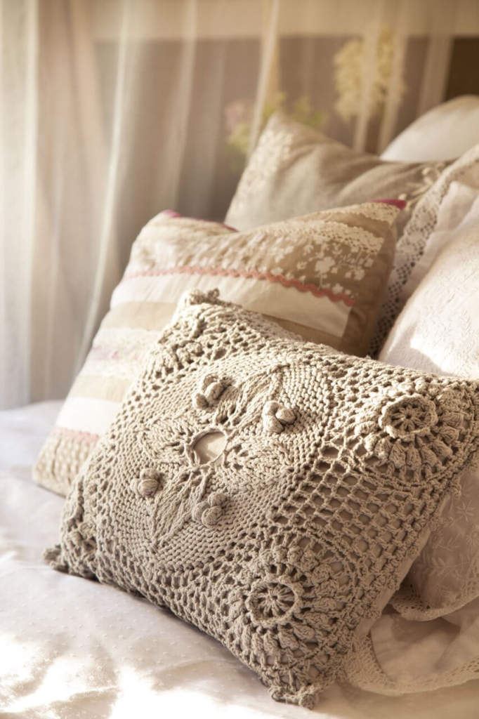 Чохол декоративної подушки, плетений гачком