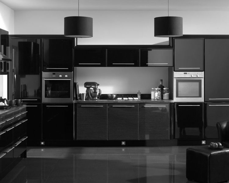 Чорна кухня: сміливо, стильно, модно