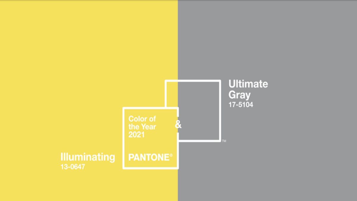 Модні кольори 2021 року в інтер’єрі: глибокий сірий та яскравий жовтий